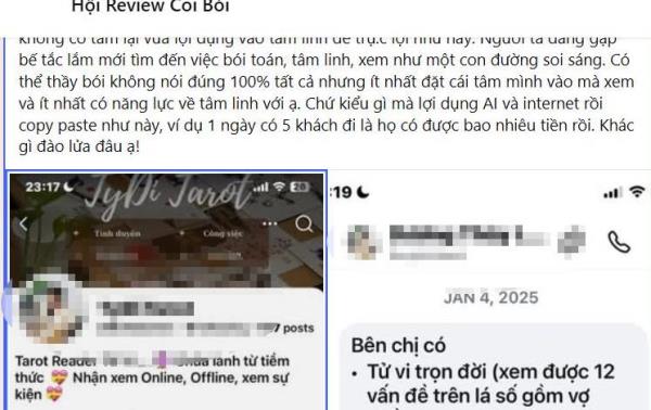 Cảnh giác lừa đảo xem bói, giải hạn online dịp đầu năm