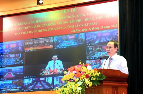 Thông tin chuyên đề về chuyến thăm của Tổng Bí thư Nguyễn Phú Trọng đến Trung Quốc