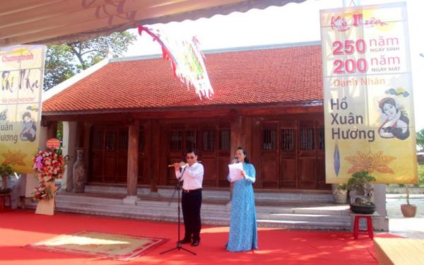 Tổ chức nhiều hoạt động vinh danh Nữ sĩ tài hoa Hồ Xuân Hương