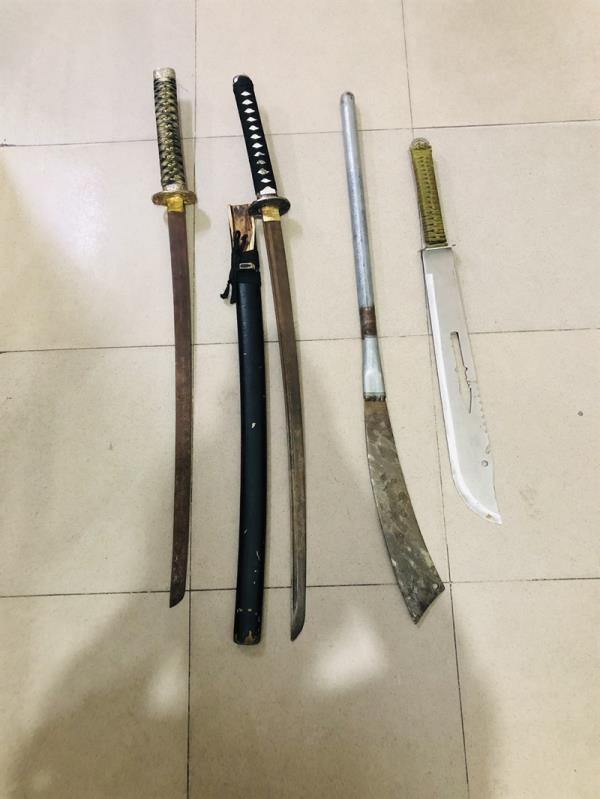 Kịp thời ngăn chặn nhóm thanh thiếu niên sử dụng hung khí chuẩn bị đánh nhau