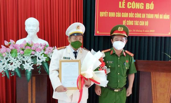Công bố Quyết định của Giám đốc Công an TP Đà Nẵng về công tác cán bộ