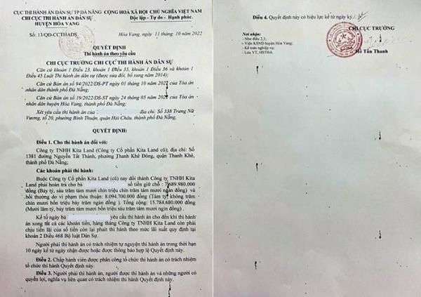 Công ty TNHH Kita Land có vi phạm hợp đồng?