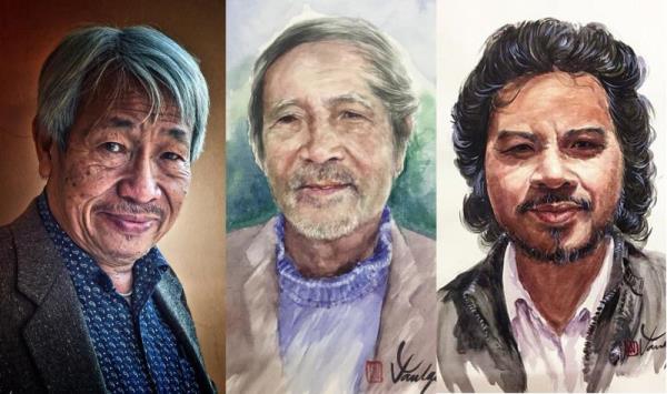 Chân dung văn nghệ sĩ qua nét vẽ tài hoa của họa sĩ Nguyễn Văn Lại