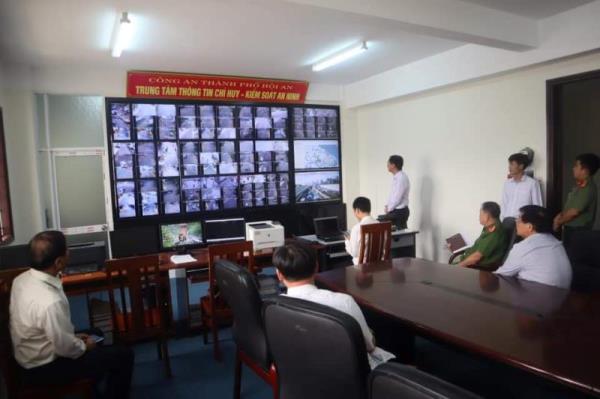 Nghiệm thu, bàn giao công trình bổ sung hạ tầng thiết bị và năng lực phân tích thông minh cho mạng lưới camera tại TP Hội An