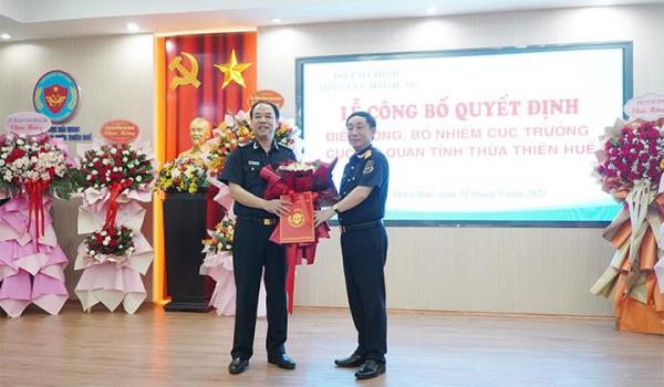 Ông Nguyễn Quang Thanh được bổ nhiệm làm Cục trưởng Cục Hải quan Thừa Thiên- Huế