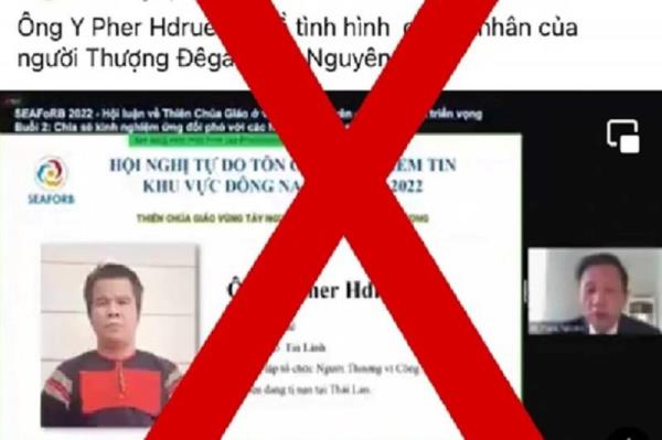 Vạch trần bộ mặt thật của nhóm Người Thượng vì công lý