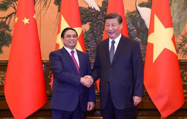 Thủ tướng Phạm Minh Chính hội kiến Tổng Bí thư, Chủ tịch Trung Quốc Tập Cận Bình