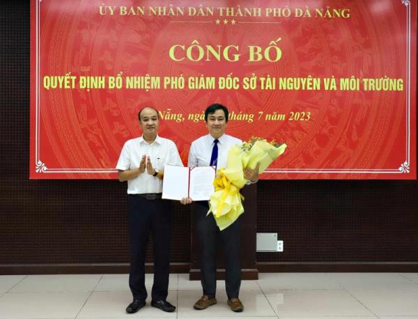 Sở Tài nguyên và Môi trường Đà Nẵng có thêm Phó giám đốc