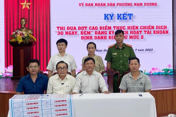 Tăng tốc thực hiện định danh điện tử mức 2