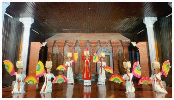 Đưa tiết mục múa Đội Ciet (trích) vào biểu diễn tại Mỹ Sơn