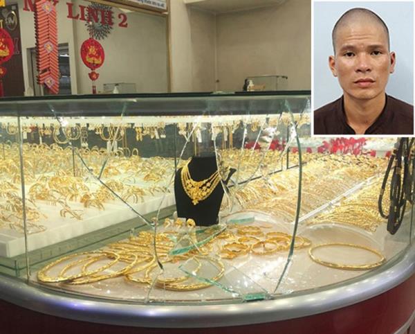 Tạm giữ nghi phạm cướp tiệm vàng