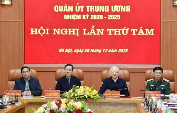 Tổng Bí thư Nguyễn Phú Trọng chủ trì Hội nghị Quân ủy Trung ương