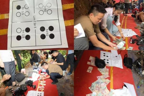 Triệt xóa sòng bạc ẩn mình trên đồi quế