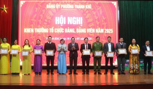 Thành lập 33 tổ chức cơ sở Đảng trực thuộc Đảng bộ phường Thanh Khê