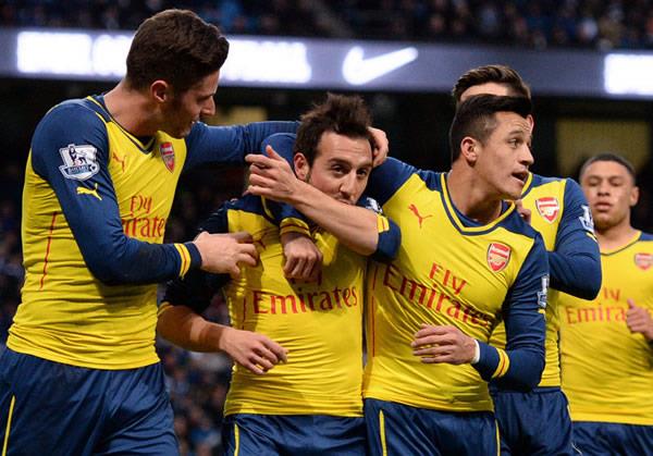 Arsenal thắng Manchester City 2-0: Cazorla xuất sắc