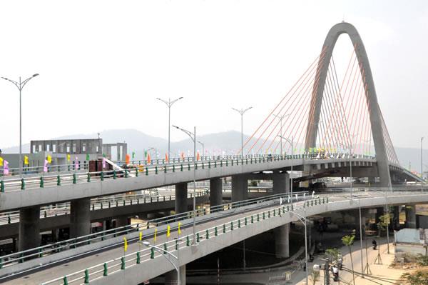 Nút giao thông khác mức Ngã ba Huế đã về đến đích