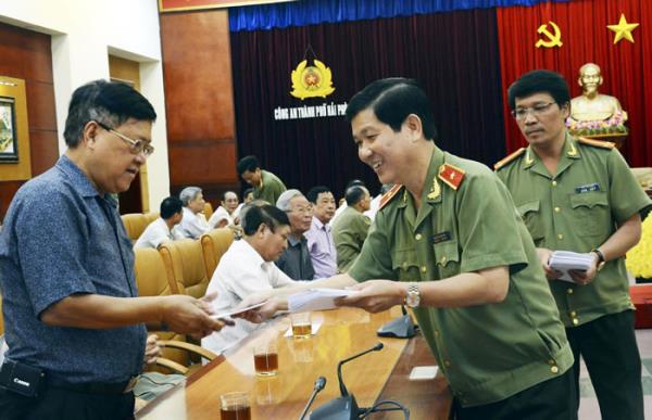 Gặp gỡ, tri ân các cán bộ An ninh Hải Phòng chi viện cho chiến trường Quảng Nam - Đà Nẵng