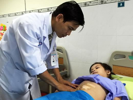 Phẫu thuật nội soi u nang ống mật chủ cho bé gái 8 tuổi tại Bệnh viện Tâm Trí Đà Nẵng