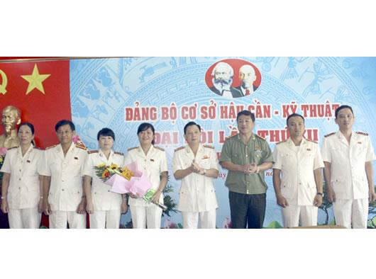 Đại hội Đảng bộ cơ sở Hậu cần - Kỹ thuật CATP Đà Nẵng nhiệm kỳ 2015-2020