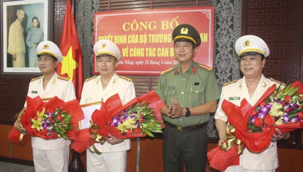 CATP Đà Nẵng điều động, bổ nhiệm lãnh đạo CA các đơn vị, địa phương