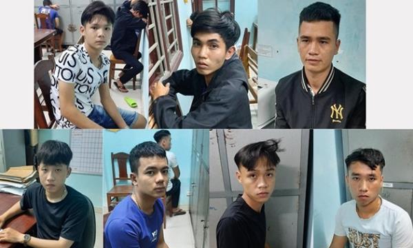 Tạm giữ hình sự 7 đối tượng để điều tra về hành vi gây rối trật tự công cộng