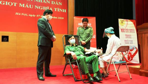 Bộ Công an phát động phong trào Hành trình giọt máu nghĩa tình